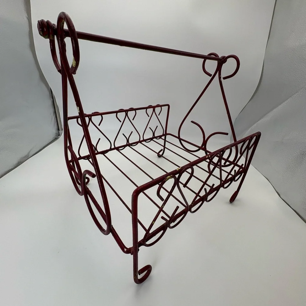 MCM Iron and Metal Magazine or Record Rack
